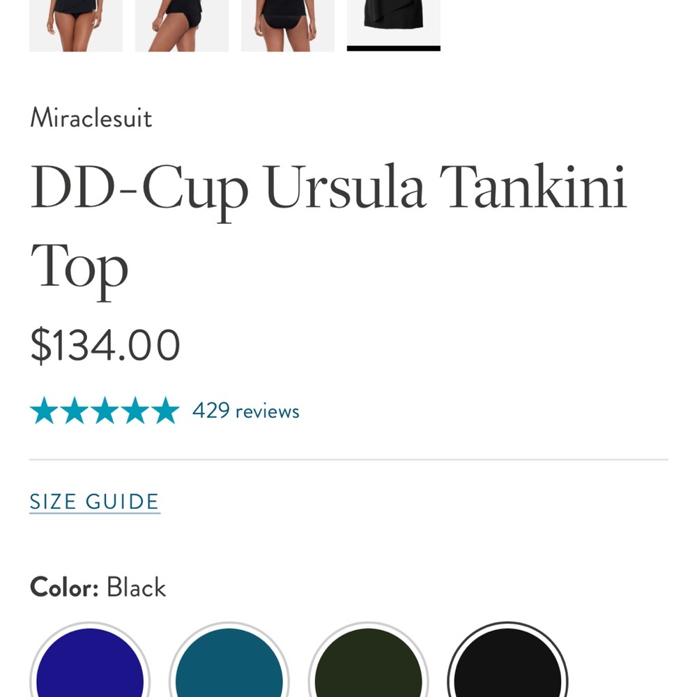 Miraclesuit | Miraclesuit DD-Cup Ursula Tankini Top - Picture 7 of 7